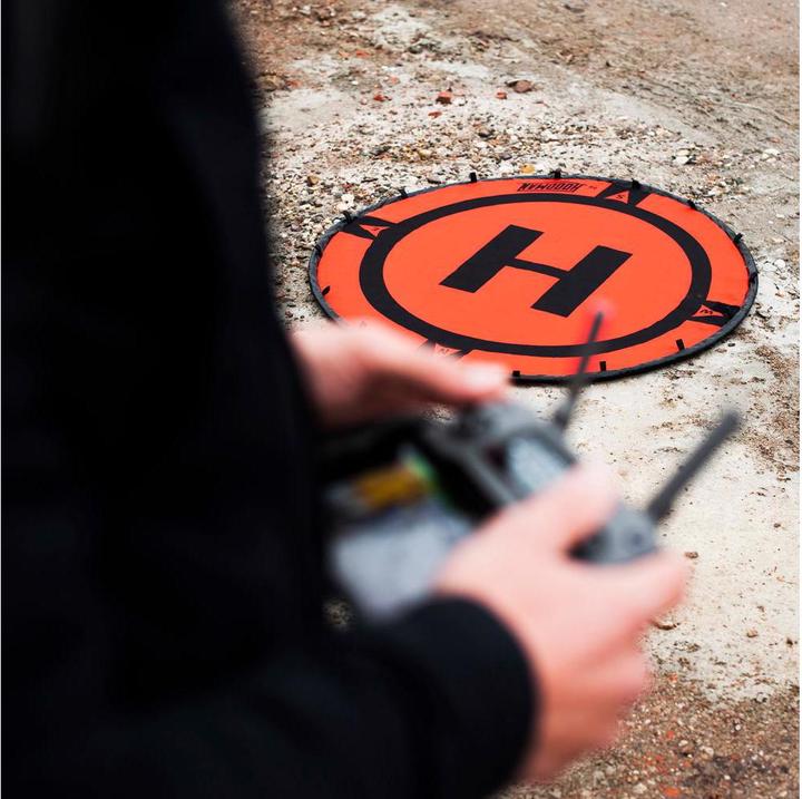 Image du produit Hoodman Site d'atterrissage Ø 90 cm (Aire d'atterrissage des drones, DJI Phantom 4 RTK, DJI Phantom 4, DJI Mavic Pro, DJI Phantom 3, Universel)