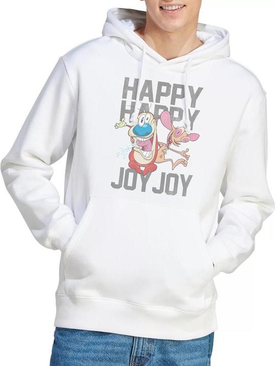 Immagine prodotto Ren & Stimpy Happy Happy Joy Joy Felpa con Cappuccio Uomo (M)