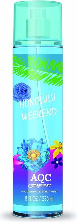 AQC Fragrances Body Mist Honolulu Weekend 236ml (Body Mist, 236 ml)