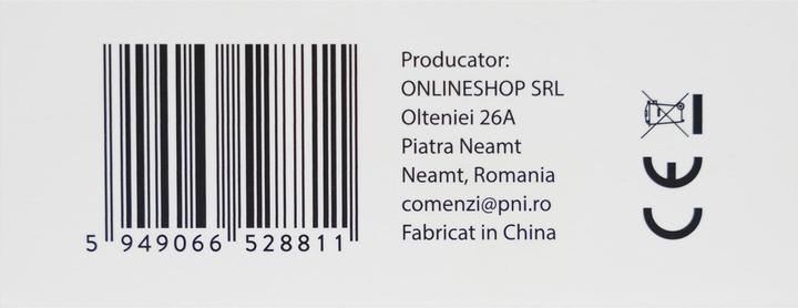 Produktbild PNI Einfache Einbausteckdose WP101 mit Glasrahmen, 16A, 4000W, 230V