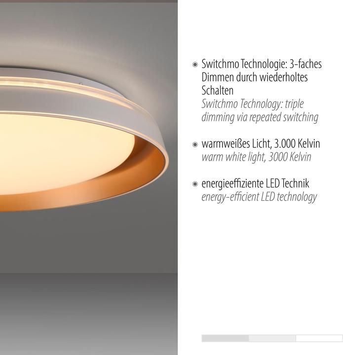 Actual product image Selltec LED ceiling lamp SATI (2630 lm)