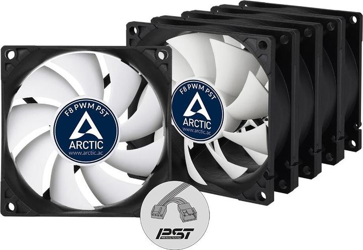 Arctic F8 PWM PST - 5 Pack (80 mm, 5 x)
