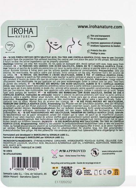 Produktbild Iroha Nature Nature SOS Pimple Patches (19.80 ml)