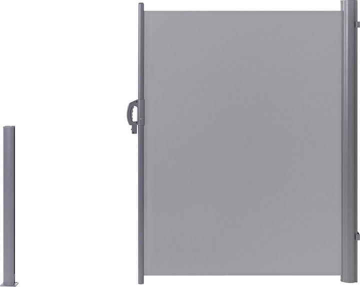 Actual product image Beliani Side awning light grey extendable 160 x 300 cm DORIO (3.05 m)