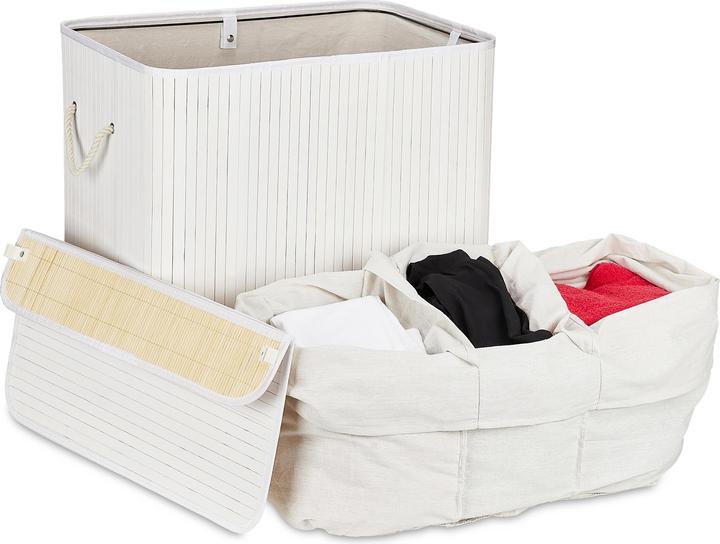 Actual product image Relaxdays Laundry basket (40 l)