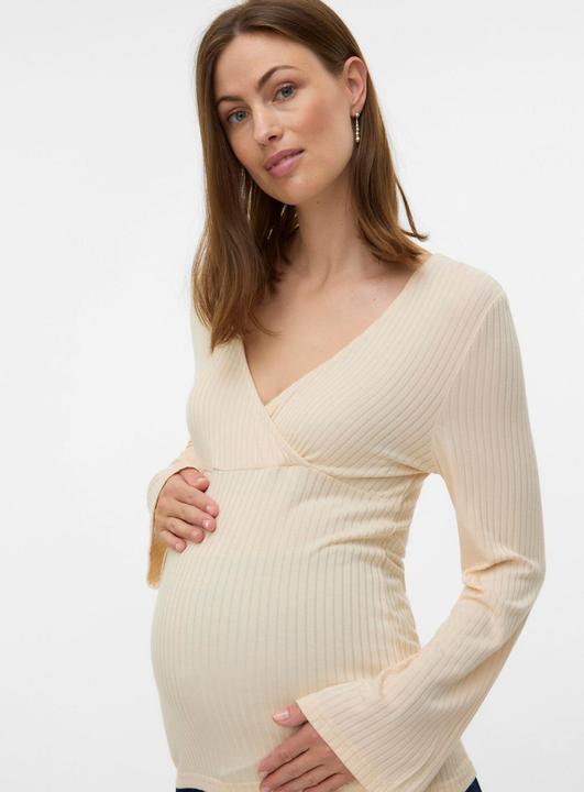 Immagine prodotto Mamalicious Normal geschnitten V-Ausschnitt Top Bluse (M)