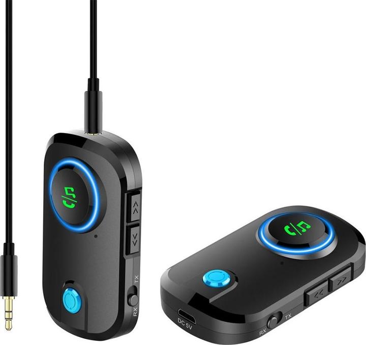 Produktbild Deltalabs 2in1 Bluetooth 5.0 Audio Transmitter / Receiver 3.5mm Klinkeadapter (Sender & Empfänger)