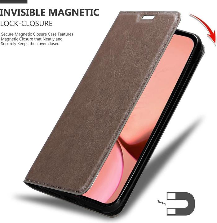Actual product image Cadorabo Book Invis. Magnet sleeve (Apple iPhone 13)
