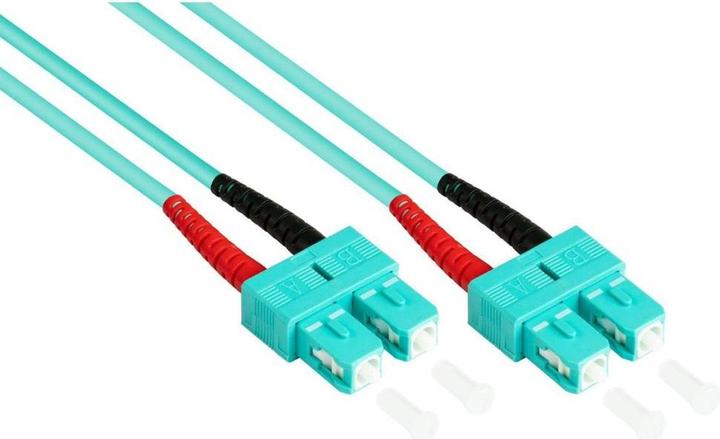 Actual product image Varia Patch cable fibre optic duplex OM3 (multimode, 50125) SCSC, LSZH, exchangeable polarit (3 m)