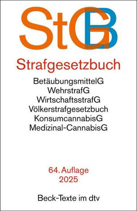 Produktbild Strafgesetzbuch (Deutsch, Thomas Weigend, 2025)