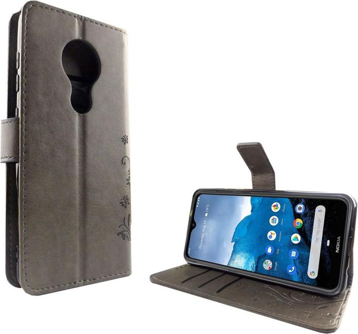 Produktbild König Design Hülle Handy Schutz für Nokia 6.2 Case Cover Tasche Wallet Etui Handyhülle Bumper (Nokia 6.2)