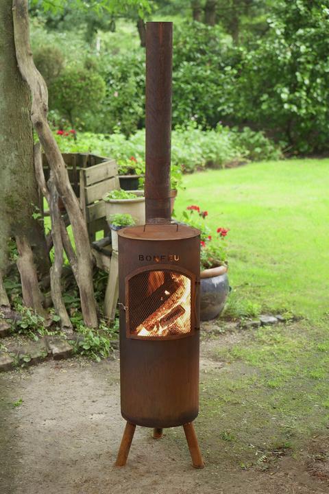 Actual product image Bonfeu BonGiano LP garden fireplace grate