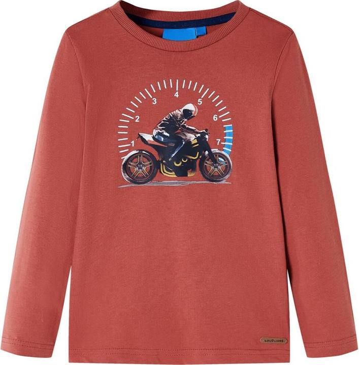 VidaXL Kinder-Langarmshirt Henna 116,Material: 100 (116)