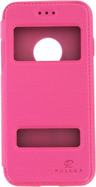 Puloka Custodia Flip per iPhone 7 rosa (Apple iPhone 7)