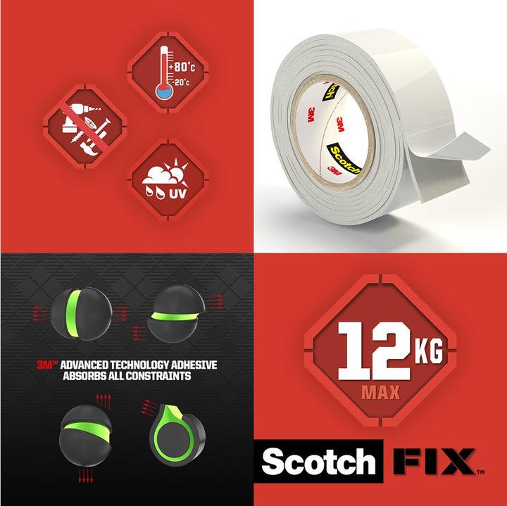Image du produit 3M Intérieur extrême (19 mm)