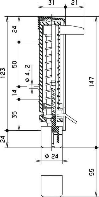 Productafbeelding Dormakaba Deurhouder (Interieur)