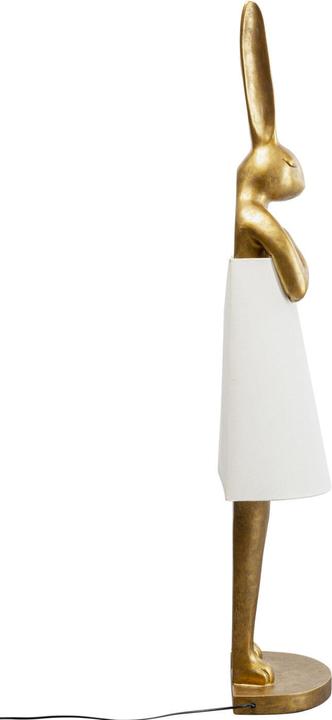 Image du produit Kare Design Lampadaire Animal Rabbit or/blanc 150cm (E27)