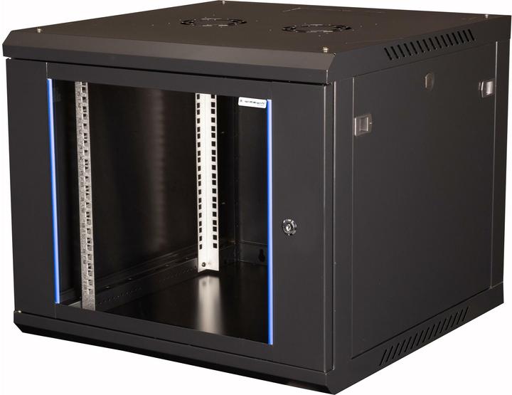 Wirewin 19/ Wandschrank, einteilig, Pro 3nd Generation, 600x450mm, schwarz (10.86 HE, 19 Zoll Rack)