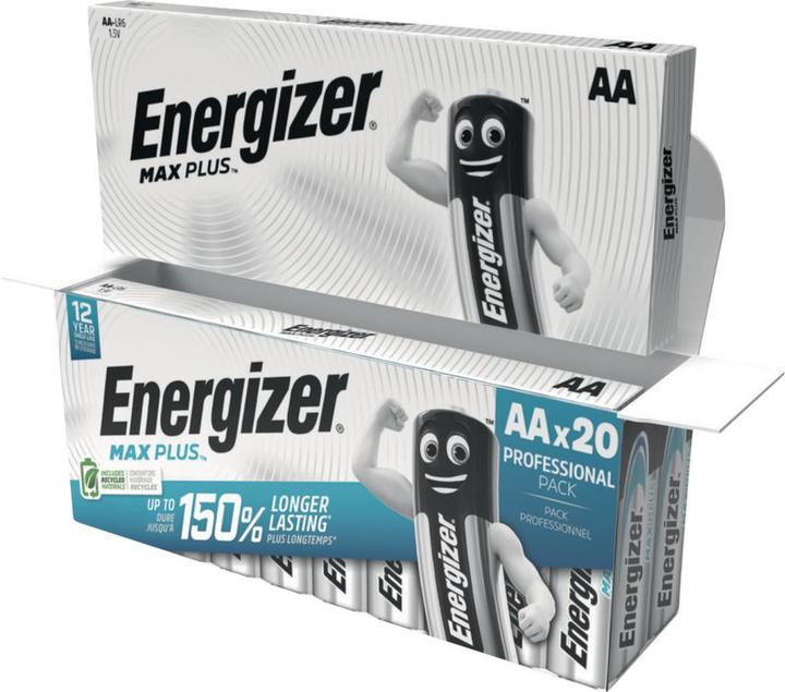 Actual product image Energizer Max Plus Mignon (AA) 20 pieces (20 pcs., AA)