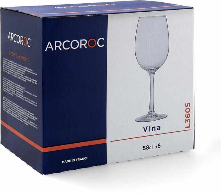 Produktbild Arcoroc Vina Weinkelch cl (58 cl, 6 Gläser, Weingläser Set)