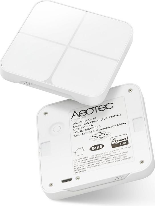 Image du produit Aeotec Z-Wave WallMote Quad