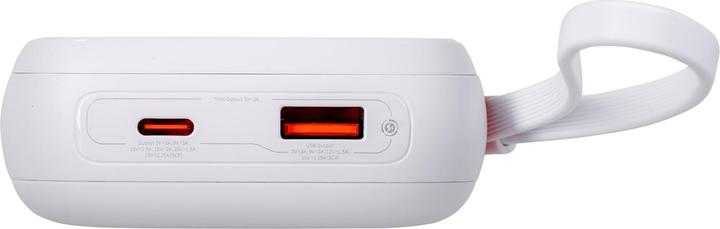 Actual product image Baseus Powerbank QPow 2 20000mAh 30W 2xUSB-C (white) (20000 mAh, 30 W, 30 Wh)
