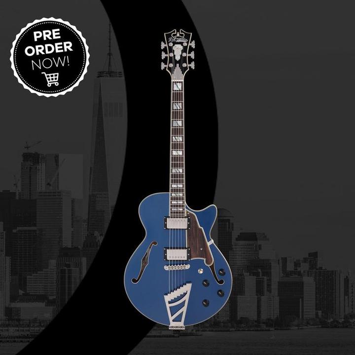D'angelico Guitars D'angelico Deluxe SS Limited Edition Sapphire (Electric guitar)