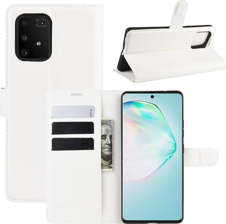 Produktbild Cover-Discount Galaxy S10 Lite - Leder Etui Hülle weiss (Samsung Galaxy S10 Lite)