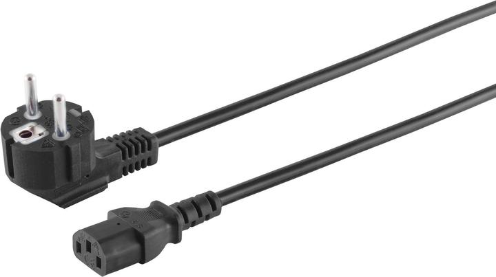 Produktbild Shiverpeaks S/CONN maximum connectivity Netzanschlusskabel, Schutzkontaktstecker 90° auf Kaltgerätebuchse, 230 V (3 m)