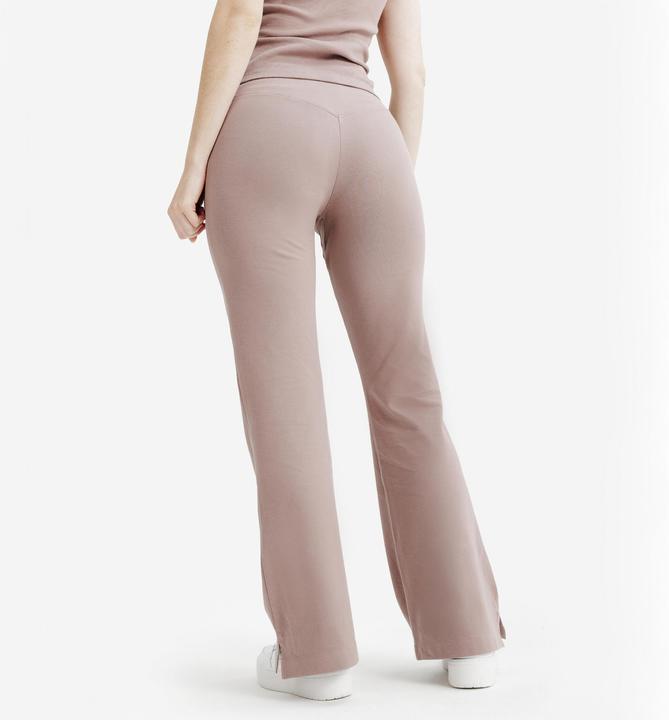 Actual product image Decathlon Leggings Damen ausgestelltes Bein - braun (W33/L31)