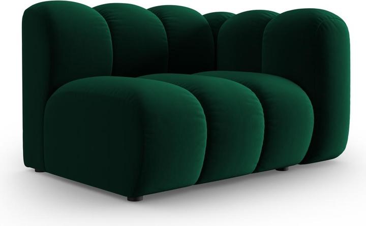 Actual product image Micadoni Velvet Modul Right, "Lupine", 1 Seat, 115x95x70Made in Europe (1-seater, Modular sofa)