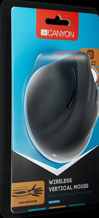 Produktbild Canyon Vertical Wireless Mouse MW-16, with 6 Buttons, High Precision Pixart 3212 Optical Sensor (Kabellos)