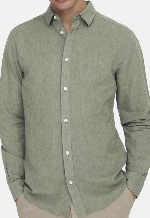 Immagine prodotto Only & Sons Camicia a maniche lunghe a tinta unita (L)