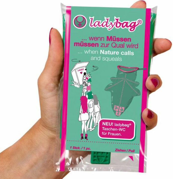 Image du produit Ladybag WC de poche pour femmes (1000 ml, Lotion de toilette intime)