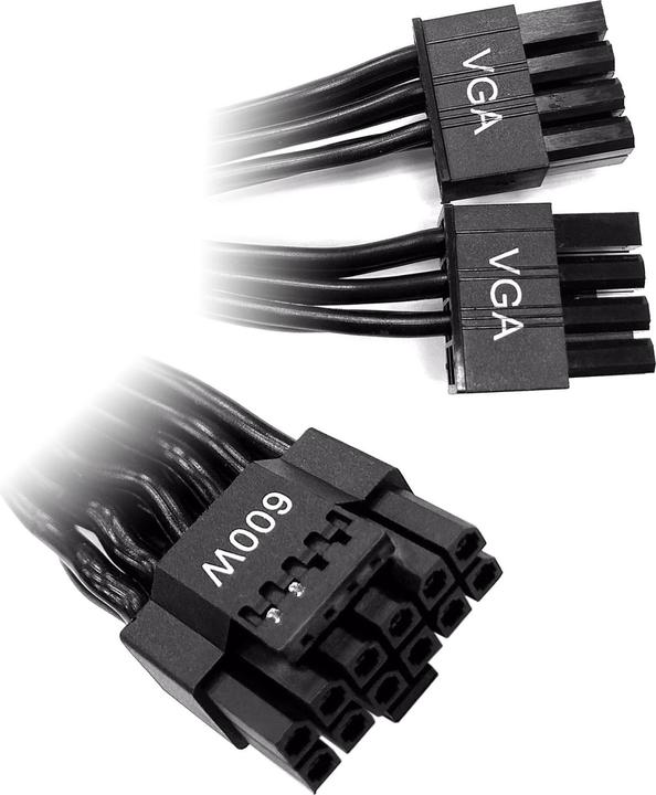 Produktbild Super Flower Dual 8-Pin zu 12VHPWR Kabel