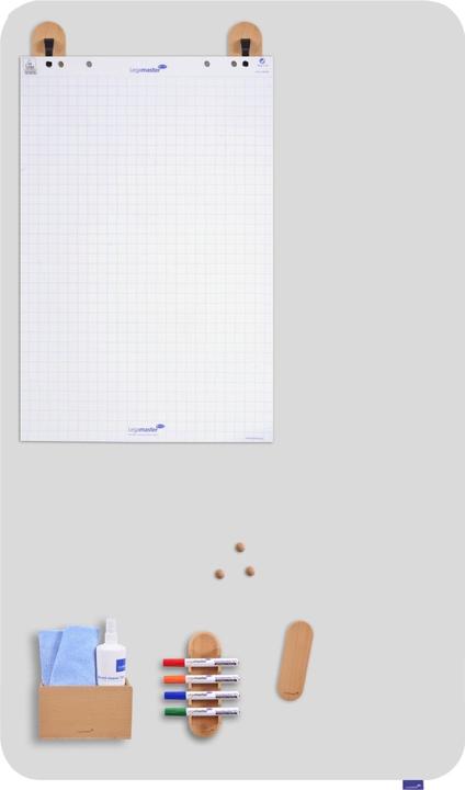 Image du produit Legamaster Porte-plume Wooden Whiteboard, marron clair