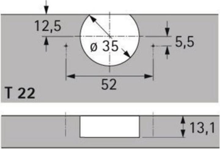 Image du produit Hettich Boitier Selekta Pro 2000 TH 32