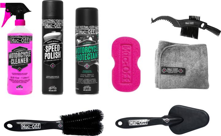 Image du produit Muc-Off Pflegeset Ultimate Bicycle Kit 11-teilig (1000 ml, Nettoyant pour vélo, Lubrifiant universel)
