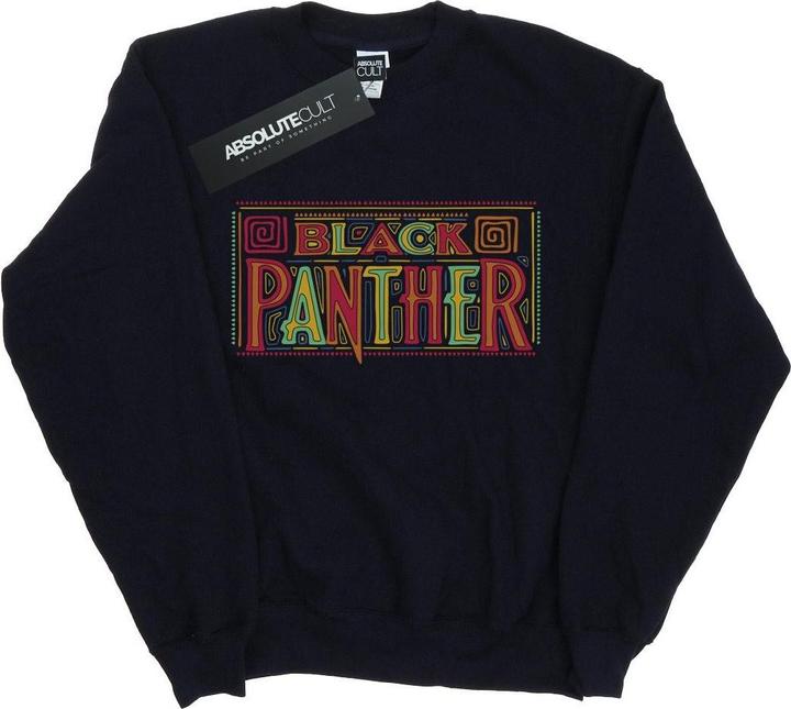 Black Panther Tribal Logo Sweatshirt Jungen