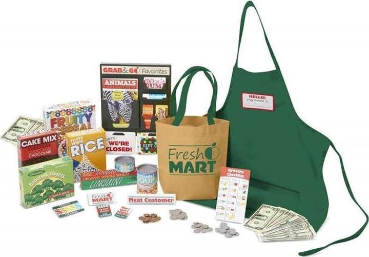 Actual product image Melissa & Doug Fresh Mart Grocery Store Companion Set