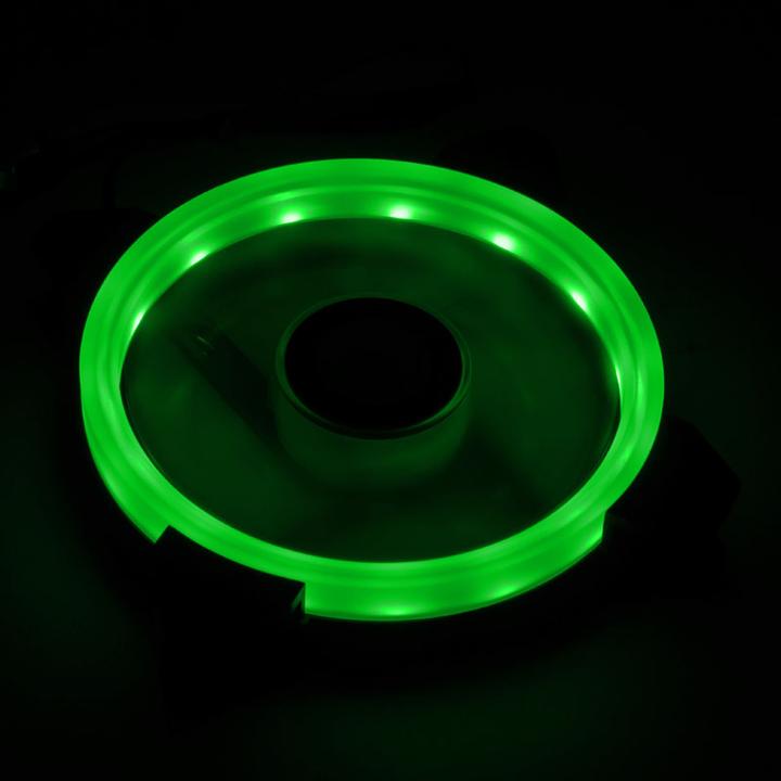 Actual product image Raijintek Iris 12 Rainbow A-RGB LED fan, set of 3 incl. controller (120 mm, 3 x)