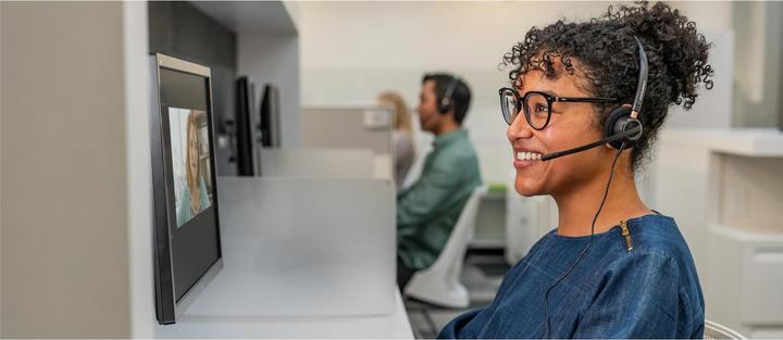 Produktbild Poly HP EncorePro 525 USB-C Stereo-Headset, Kabelgebunden, Anrufe/Musik, 55 g, Kopfhörer, Schwarz (Kabelgebunden, USB-C)