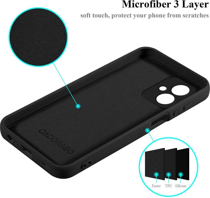Produktbild Cadorabo Hülle für Motorola Moto G54 TPU im Liquid Schutz Silikon Design (Motorola Moto G54)