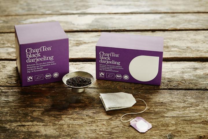 Produktbild ChariTea Schwarzer Darjeeling Bio Tee (20 g)