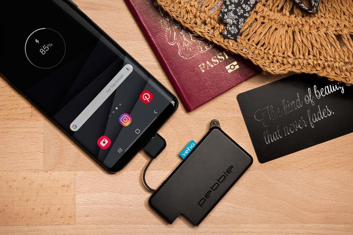 Actual product image veho PEBBLEPOKKET - Powerbank (1000 mAh, 3.70 Wh)
