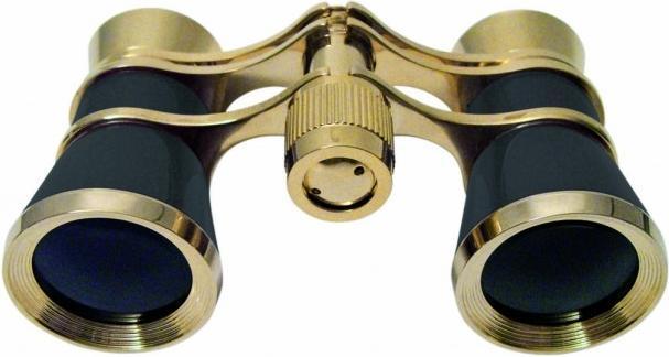 Braun Photo BRAUN Binocular 3 x 25 Opera Gold/Schwarz (3 x, 25 mm)