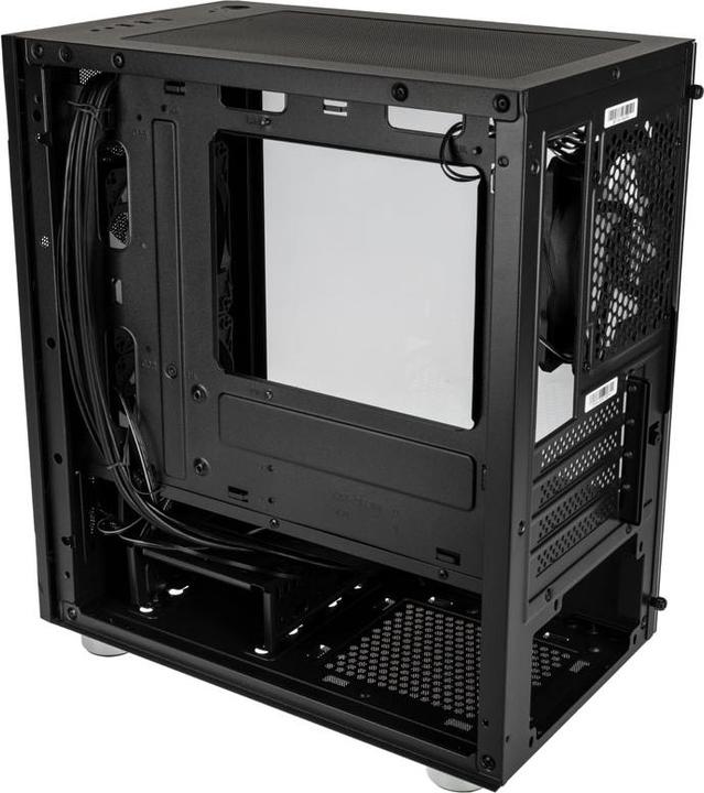 Actual product image Silverstone Fara H1M Pro Micro-ATX Case - Tempered Glass, ARGB (mATX, Mini-ITX, Mini-DTX)