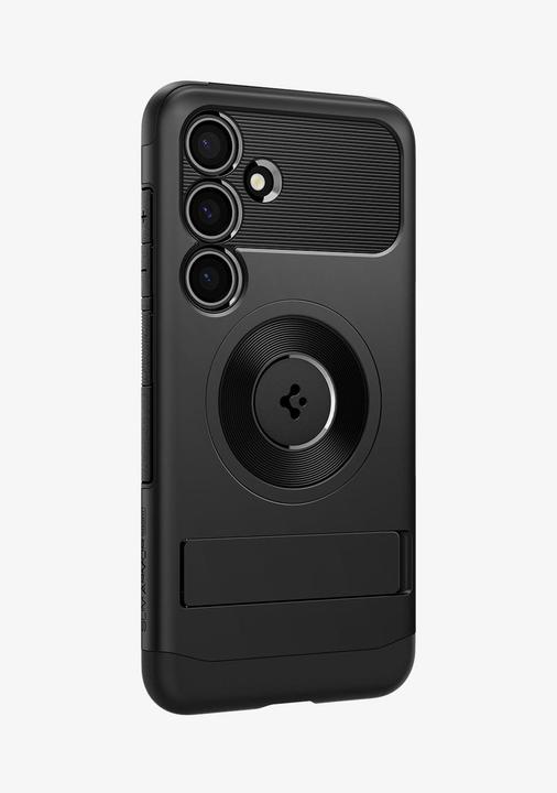 Actual product image Spigen Slim Armor MagSafe Sam S24 S921 czarny/black ACS07203 (Samsung Galaxy S24)