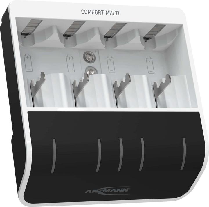 Produktbild Ansmann Comfort Multi Ladegerät (1 Stk., AA, HR03, 800 mAh, Ladegerät ohne Akku)
