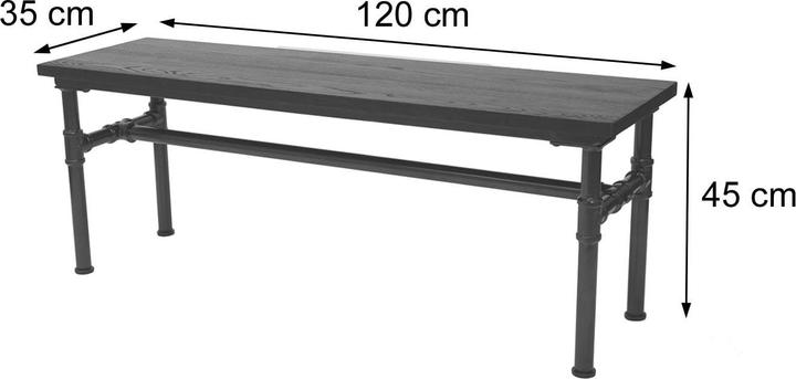 Image du produit JOHN316 Sitzbank (120 cm)